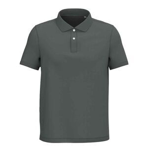 Native Spirit Mens Pique Polo Shirt / Iron Grey